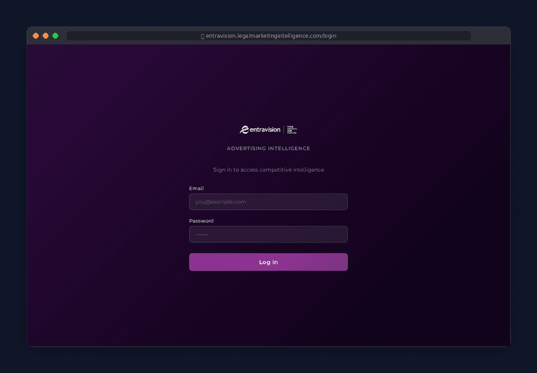 White-label branded login page